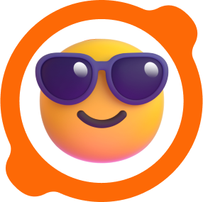 emoticon with sunglasses